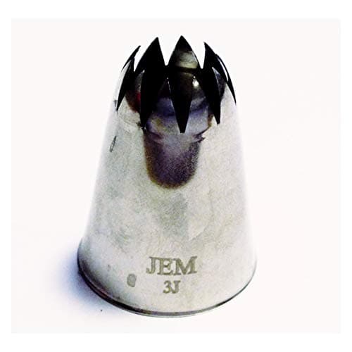 JEM #3J Large Curved Star Savoy Icing Piping Decorating Nozzle Tip Tube Cake Dec