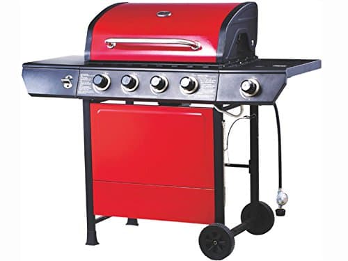 Emberman Grill King 4 Burner Red