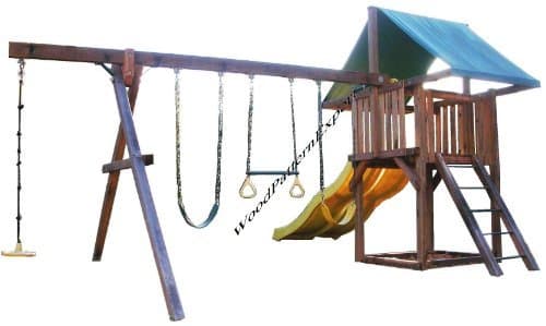 WoodPatternExpert PLAY FORT SWING Set Paper Plans Beginners Look Like Experts Build Your Own Wooden Playground In Your Garden With This Step-by-Step DIY Pattern