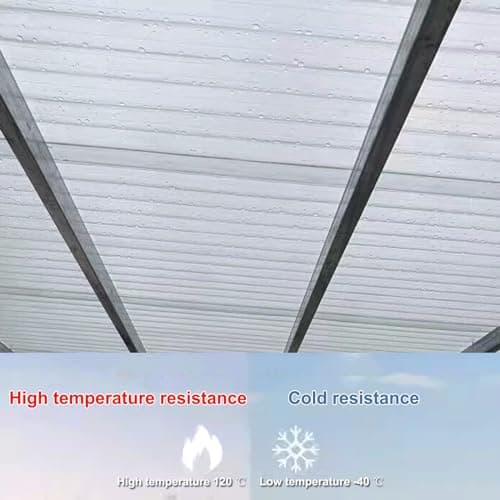 Corrugated Bitumen Roof Sheet,Roofing Sheets,Building Roofing Material,Greenhouse Sheets,Easy to Cut Rain Awnin,Clear Daylighting Panels,Garage Roofing Covers,1.5mm Thick (0.9x1.7m/35x67in,15 Pcs)