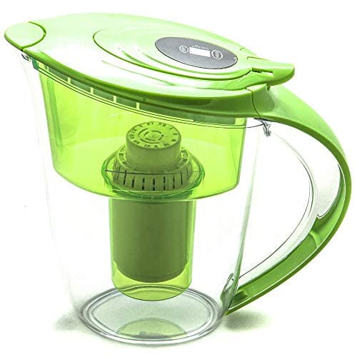 Alkaline Water Filter Pitcher by Health Metric - Highest pH on Amazon from 6 - Stage Filtration - Filters Fluoride Lead & Bacteria - 3.5L. Improves Energy Levels and Boosts Immune System