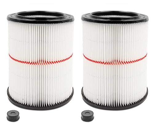 2 Pack Cartridge Filter for Craftsman 17816 9-17816 Wet/Dry Air Filter Replacement Part fit 5/6/8/12/16/32 Gallon & Larger Vacuum Cleaner