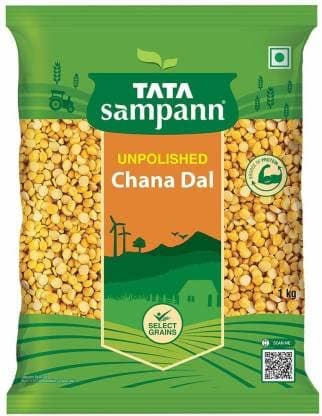 Tata Sampann Unpolished Chana Dal Split, 1Kg