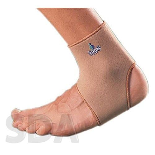 OPPO 1001 Ankle Brace Neoprene Compression Open Heel Support Sprain Pain Sports (Small)