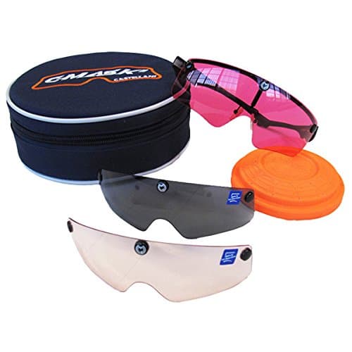 Castellani c-mask II Lens for Shooting Glasses + 10 Interchangeable Lenses