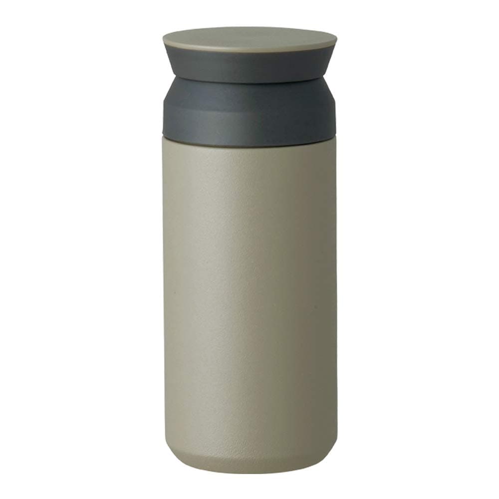 20934 Travel Tumbler, 11.8 fl oz (350 ml), Khaki, Double Wall Vacuum Construction, Heat and Cold Retention