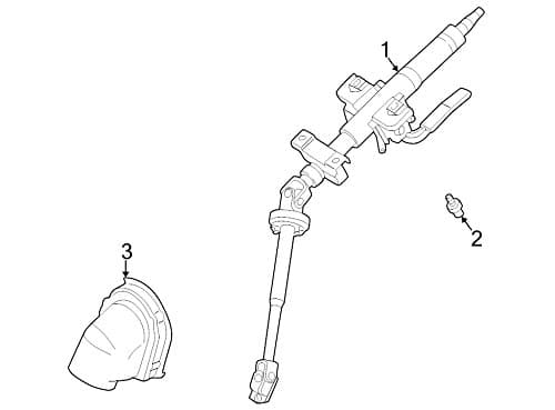 Chrysler OEM Steering Column Bolt 06506382AA Image 2
