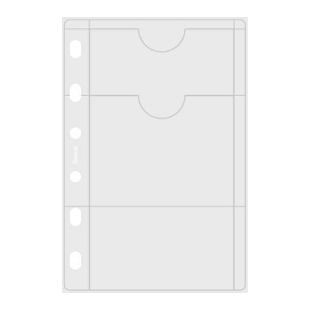 Organizer Accessory, Pocket Size, Credit Card Holder, Transparent (B213603)