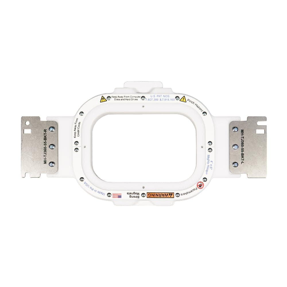 Mighty Hoop 4x6 Magnetic Hoops Embroidery Hoops for BAi Commercial Embroidery Machines