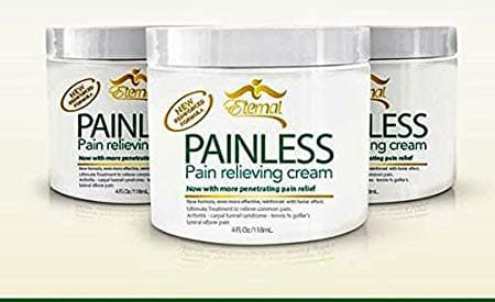 Painless - Pain Relieving cream for Arthritis, Muscle Pains, Carpal Tunnel & more! (Limited Edition) - Pack of 3
