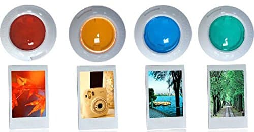 Katia Instant Film Camera Accessories Bundle Set for Fujifilm Instax Mini 8 Instant Film Camera with Instax Mini 8 Case/Album/Frames/Selfie Lens/Filter/Strap/Stickers Set4 (Pure Pink)