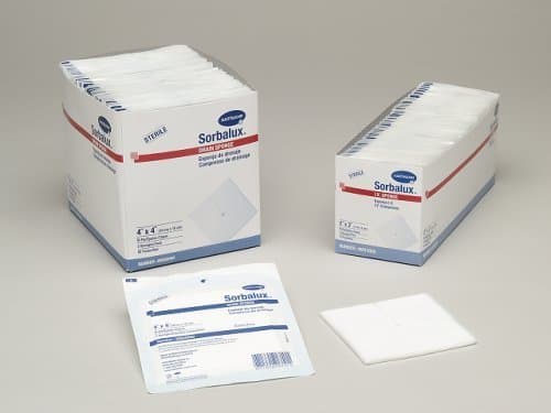 Sorbalux Drain & I.V. Sponge - 2" x 2" - 6 Ply - Sterile - Box