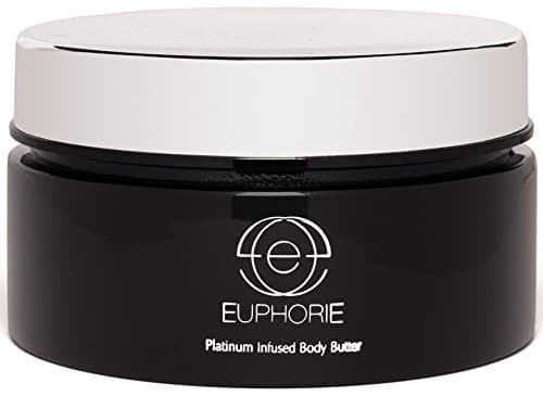 EUPHORIE - Platinum Infused Body Butter - Provides Deep Moisture To The Whole Body To Hydrate and Soften Your Skin - 8.5 oz