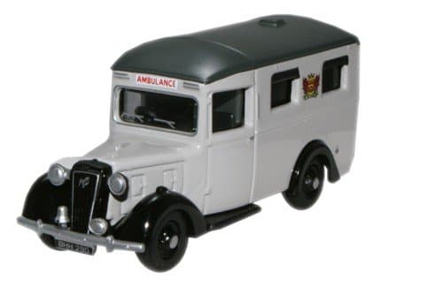 Oxford Diecast 76amb003 - Austin 18 Ambulance Carlisle