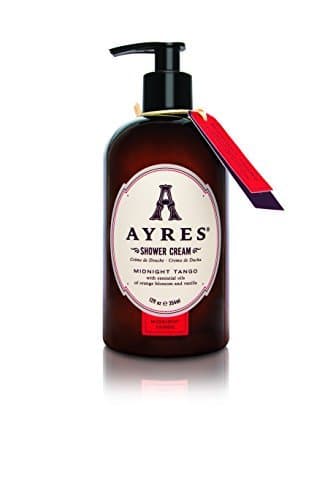 AYRES Midnight Tango Natural Shower Cream 12 oz. (354ml) | Gentle Body Wash | Enriched with Jojoba Oil, Chamomile & Aloe Vera | Made in the USA | Paraben Free | Cruelty Free