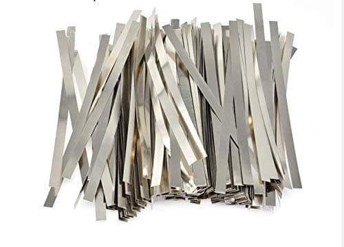 hengfumei Pure Nickel Strip- 0.12x8x95mm 99.6% Nickel for 18650 Soldering Tab for High Capacity Lithium, Li-Po Battery, NiMh and NiCd Battery Pack Battery and Spot Welding, 50 Count