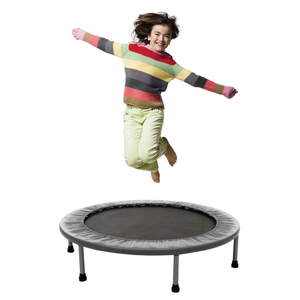 Mini Rebounder Trampoline - Exercise Fitness Trampoline for Adults and Kids with Safety Pad, Max Load 220lbs