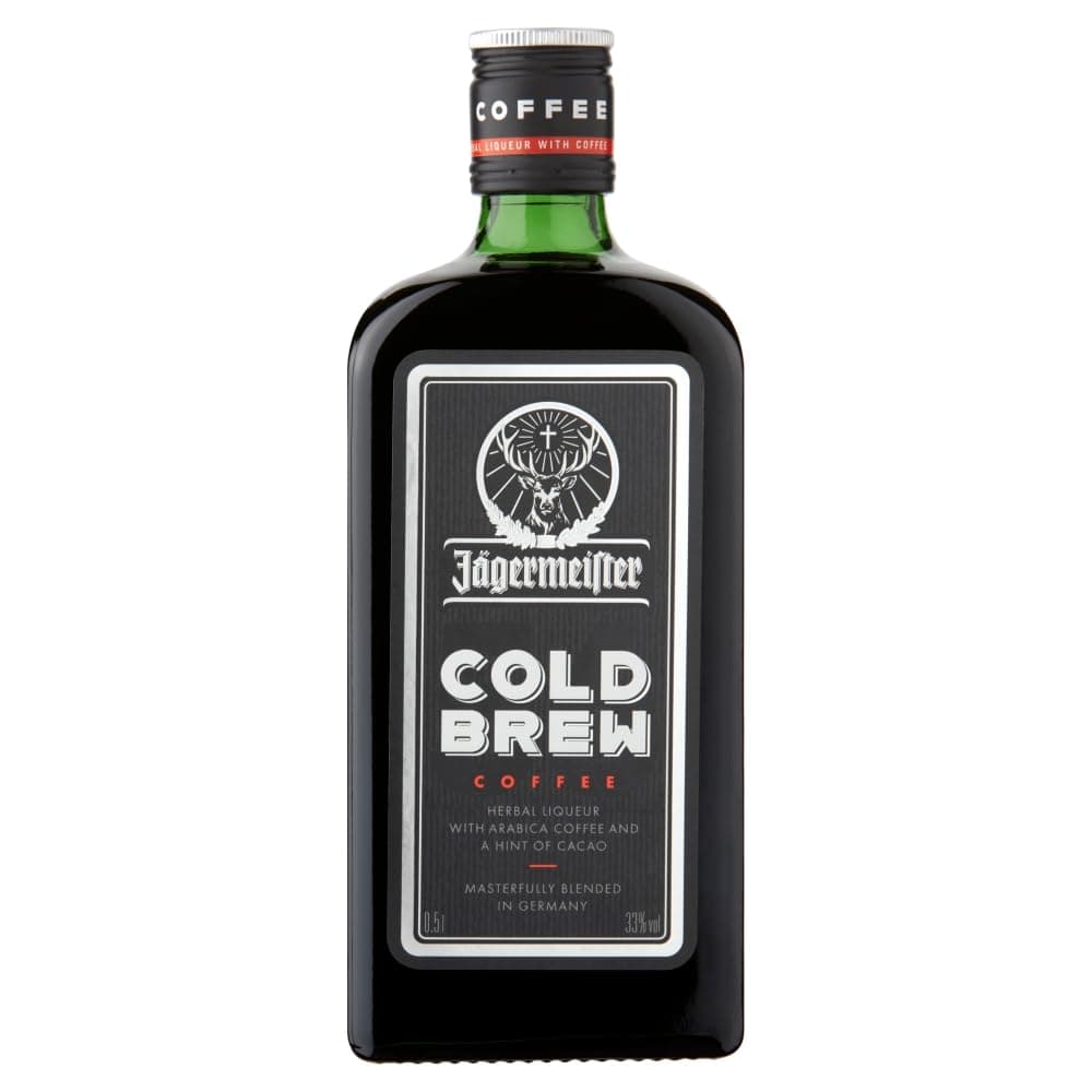 Cold Brew Coffee Herbal Liqueur | 50cl | 33% ABV | German Liqueur | Spirits | Arabica Coffee & Cacao | Best Served as an Ice Cold Shot