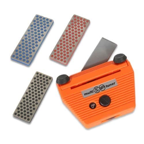 RaceWax Base-Side Bevel Ski Edge Tool with 3 Diamond Stones and a Metal File