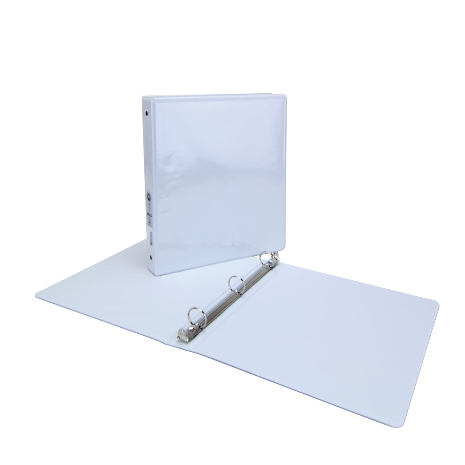 Wilson Jones362 Line Basic Round Ring View Binder, 0.5-Inch Capacity, 8.5 x 11 Inch Sheet Size, White, 12 Binders (1 Case) (W7036265V)