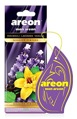MON MA34 Long Lasting Hanging Best Car Air Freshener Patchouli Lavender Vanilla Scent, 12 Pack