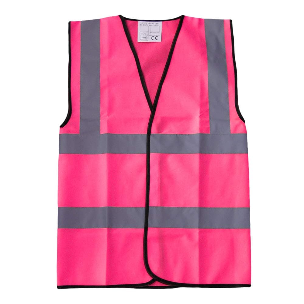 Pink Hi Vis Hi Viz Safety Vests Waistcoats, Work Wear & Events, Bulk Discounts, Brook Hi Vis.