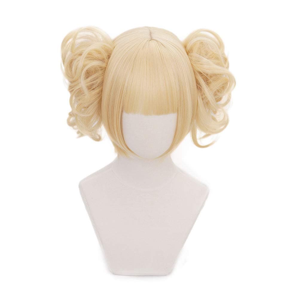 Yamia Anime Cosplay Wig for My Hero Academia Himiko Toga Synthetic Wig with Free Wig Cap