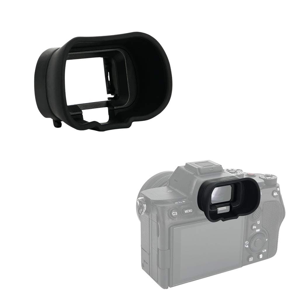 Soft FDA-EP19L Eyecup Eye Cup Viewfinder Cover for Sony A7V A7 V A7IV A7 IV A7RV A7R V A7R5 A7S III A7SIII A7S3 A9III A9 III A1 Alpha 1 Cameras, Long Extended Rubber Eyepiece Replace Sony FDA-EP19L