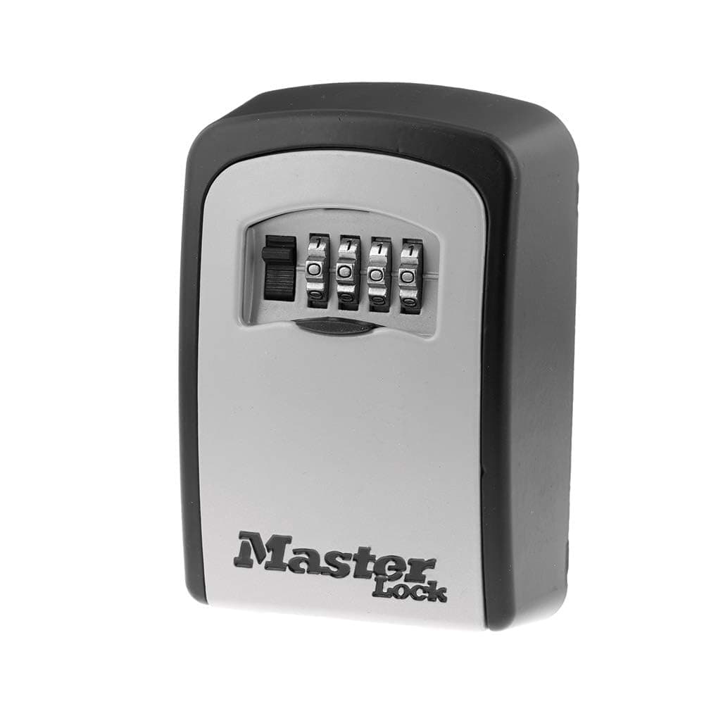 Master Lock Set Your Own combination Wall Mount Lock Box, 5 Key capacity, Black 5401EC