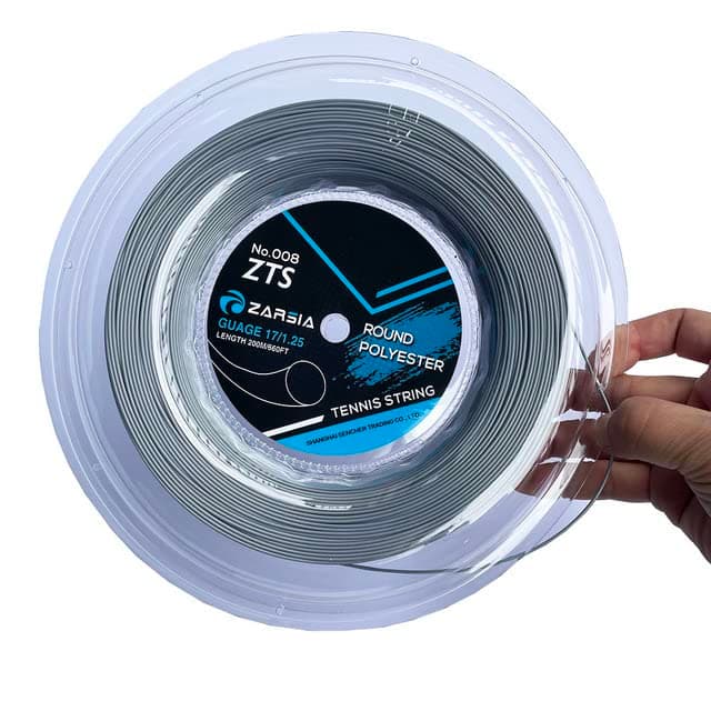 1 Reel ZARSIA 4G Tennis Racket String 1.25MM Durable Smooth Tennis Strings ZTS008