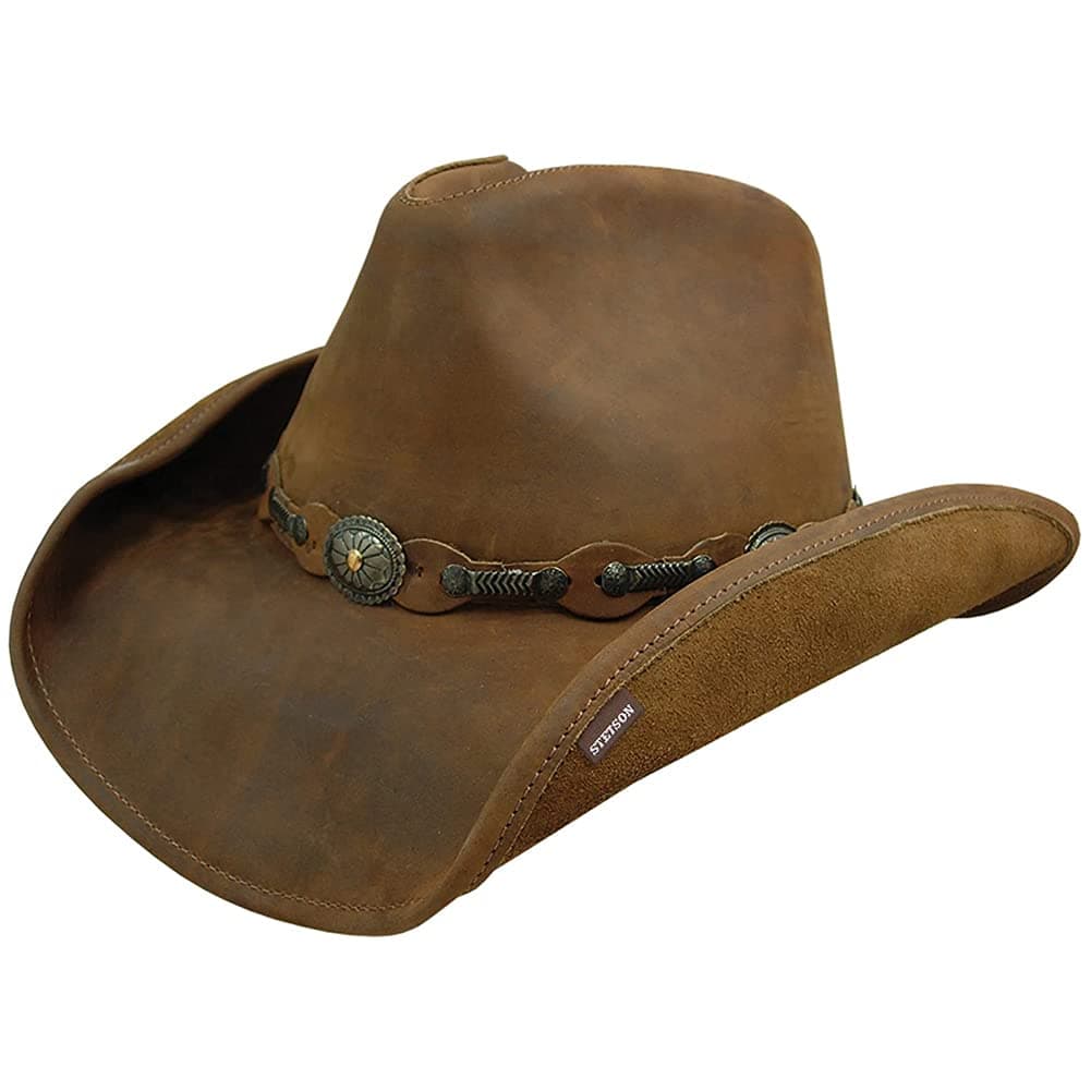 StetsonRoxbury Shapeable Leather Cowboy Western Hat