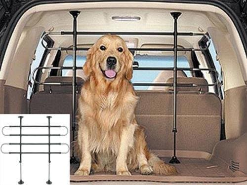 Dog Guard 2 bar FULLY ADJUSTABLE car pet barrier Safety guard BARRIER MESH