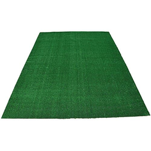 3'x6.5' Indoor Outdoor Artificial Grass Green Area Rugs Synthetic Turf Carpets Rubber Backed with Drainage Holes
