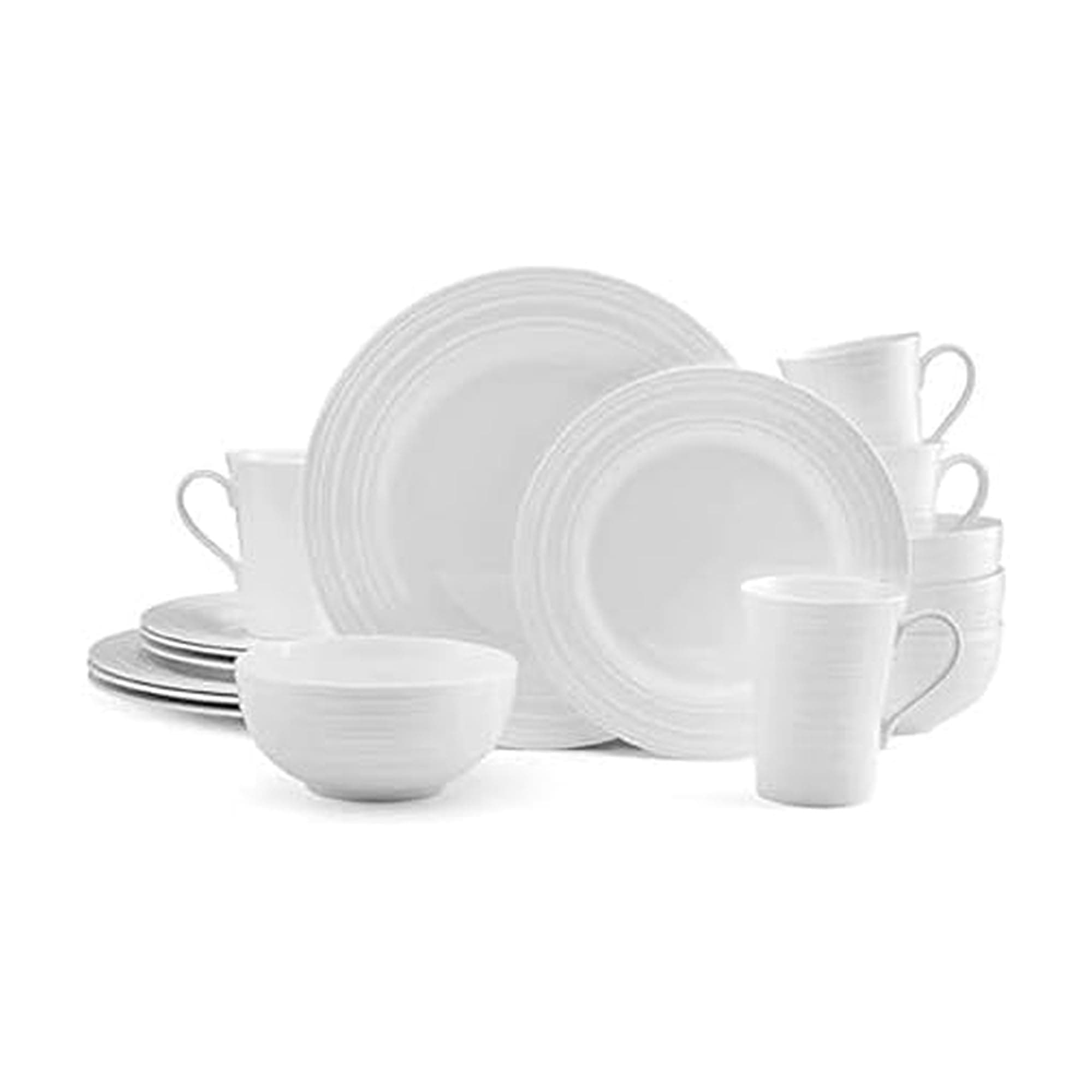 Mikasa Ciara 16-Piece Bone China Dinnerware Set, Service for 4 -