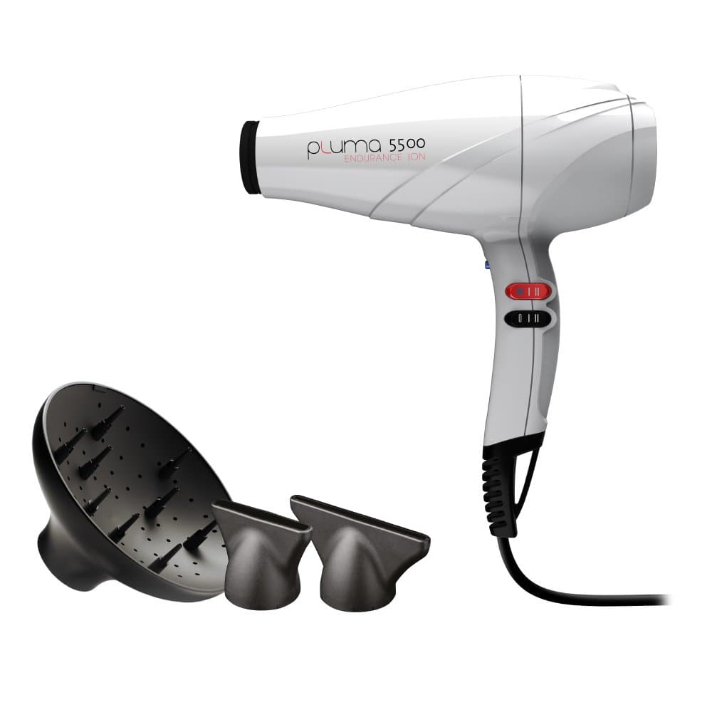 Gama Professional Italy UKSH1609 Ionic System Hair Dryer with 2 Nozzles and Diffuser