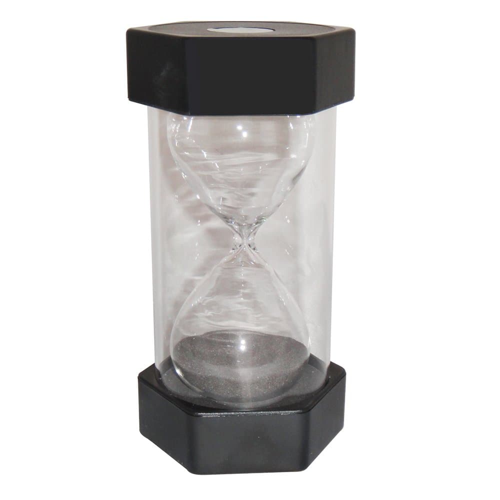 VStoy Security Fashion Hourglass Sand Timer (Black 10 Minutes)