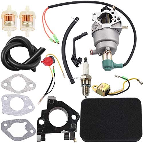 Dxent GP5500 Carburetor w Air Filter for 5KW 5.5KW 6.5KW 389cc Portable Generator GP5000 GP5500 GP6500 GP6500E 0G8442A111 Spark Plug