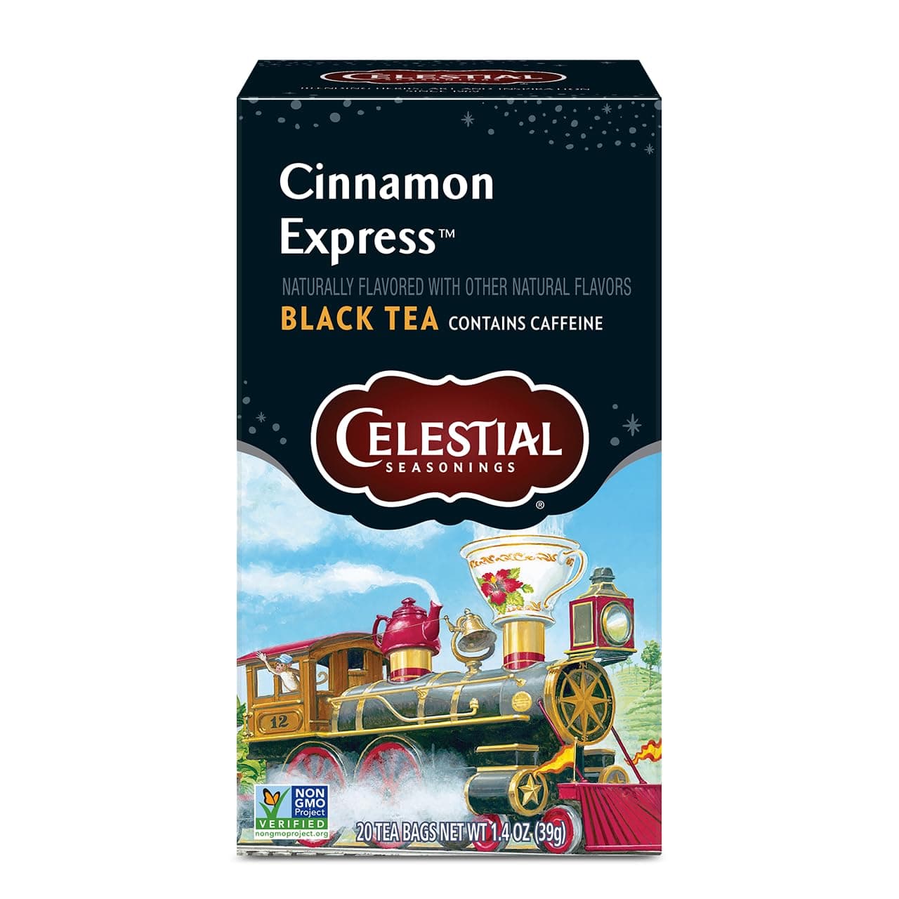 Celestial Seasonings Cinnamon Express Black Tea 20 Tea Bags