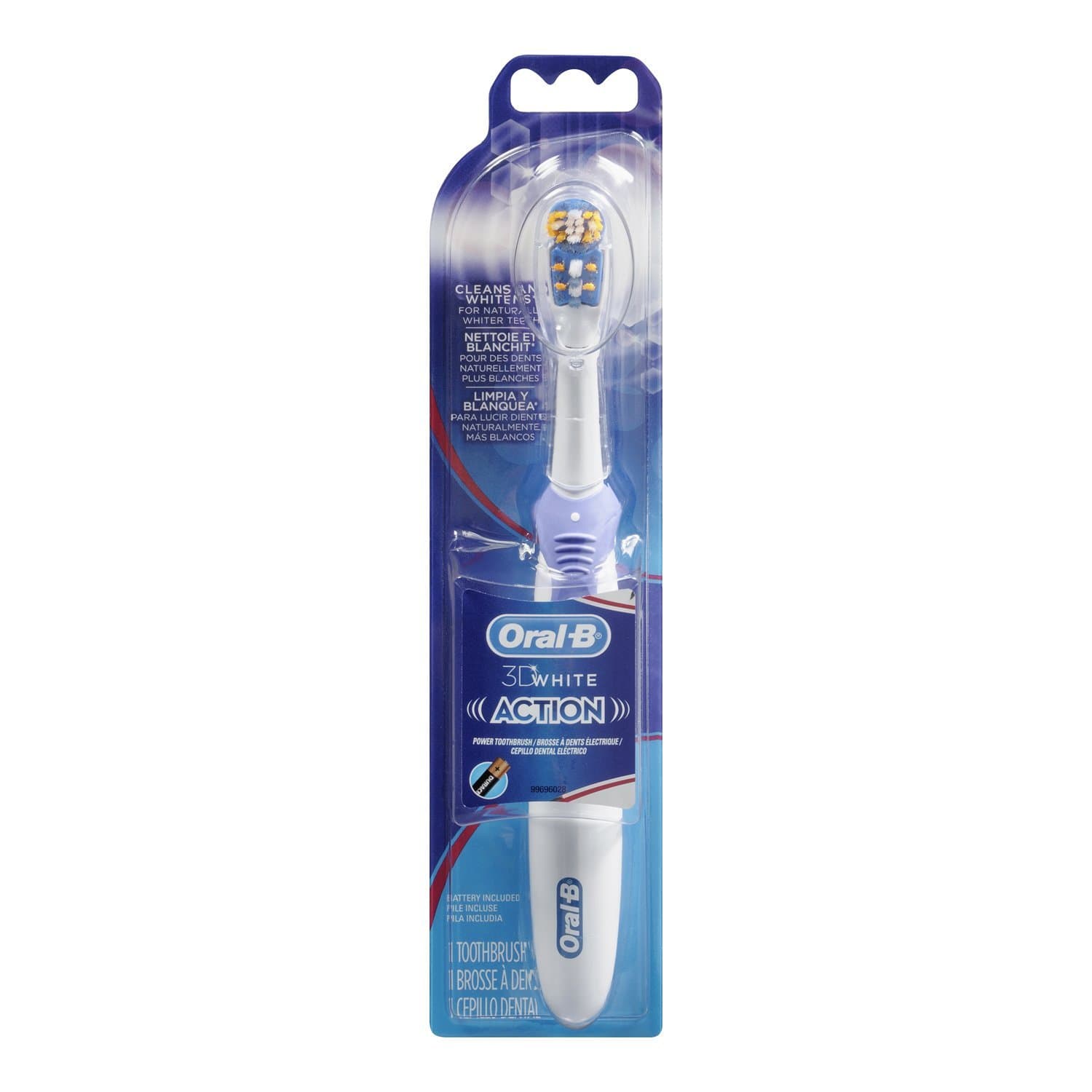 Braun Oral B**3D White Action**Toothbrush**Cleans and whitens**Ships from USA**