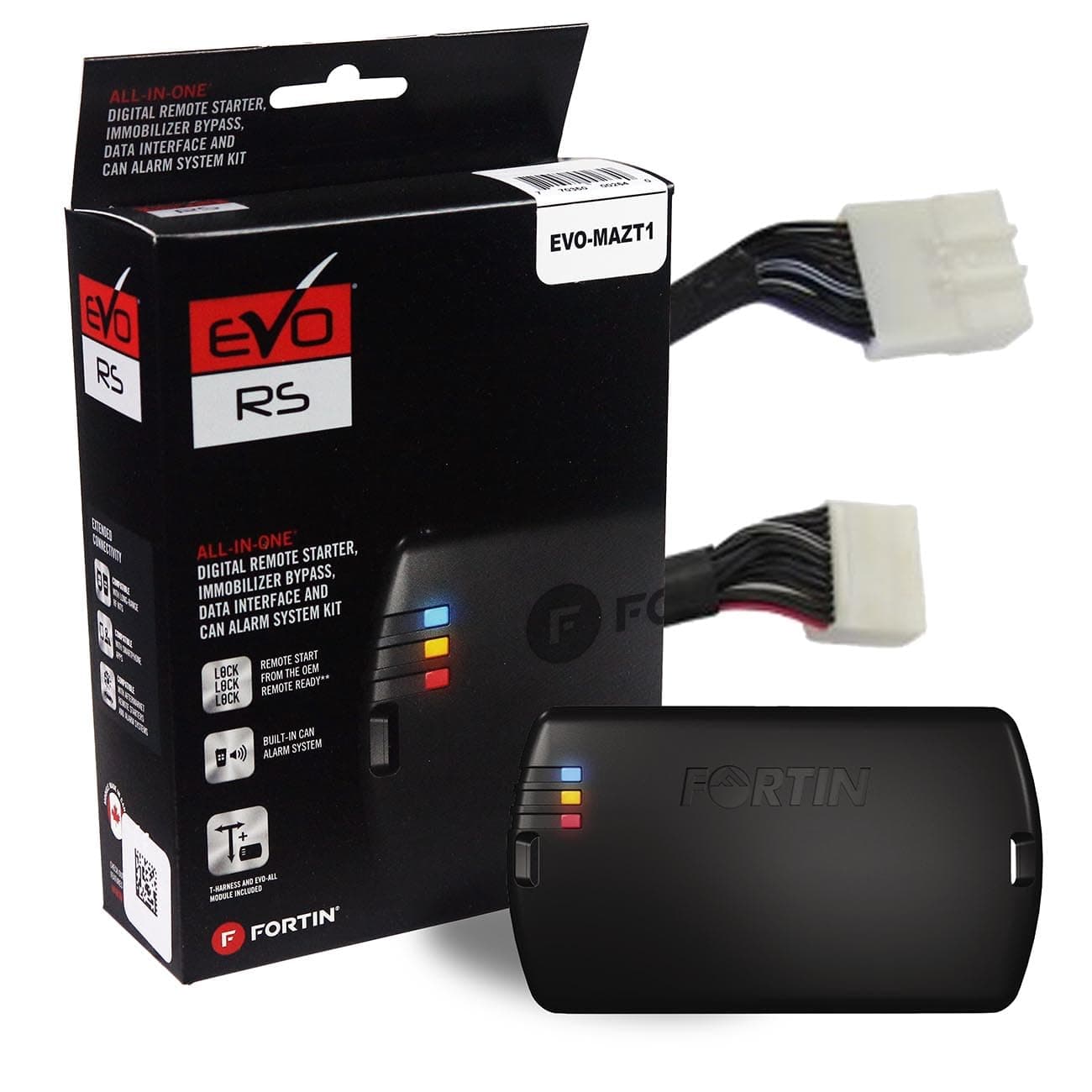 EVOMAZT1 Remote Start Module & T-harness Combo For 2013+ Mazda Push-to-start Vehicles