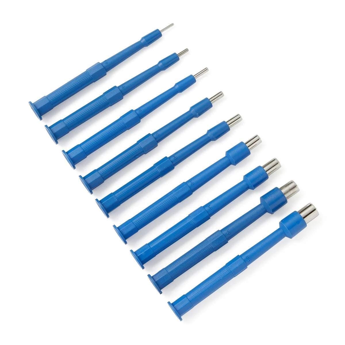 Box of 10 Disposable Biopsy Punch, Sterile Biopsy Dermal Punch for Piercing, Stainless Steel Skin Piercing Tool with Protective Handle (1 MM)…