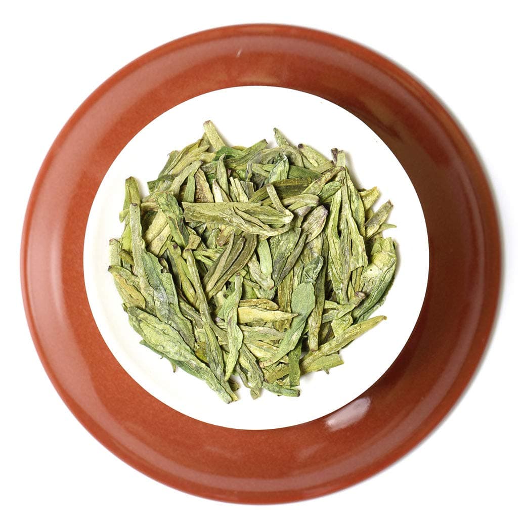 GOARTEA2Pcs 250g / Total 17.6oz Supreme Spring Anji Bai Cha Long Jing White Dragon Well Loose Leaf Chinese GREEN TEA