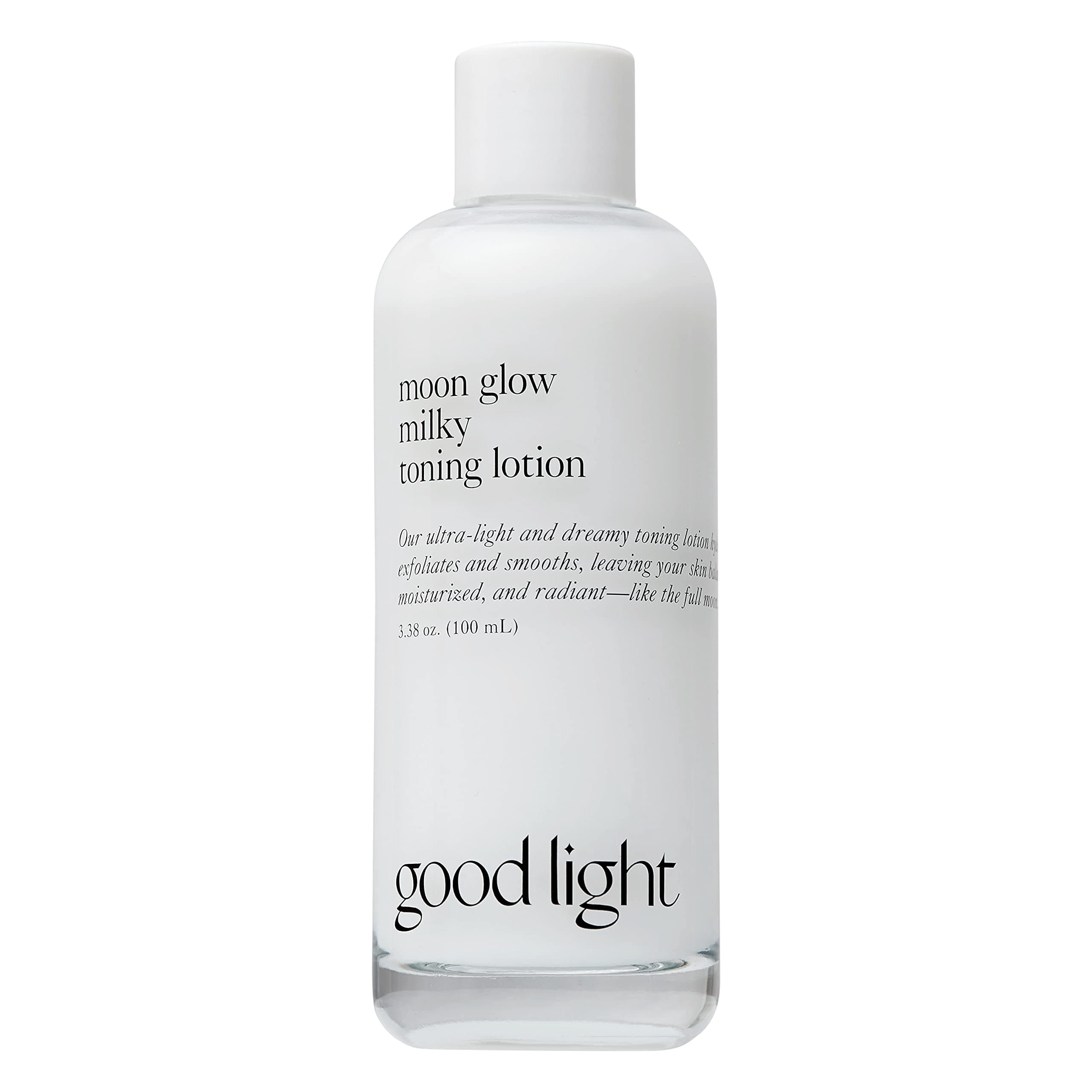 Moon Glow Milky Toner. Dreamy, Ultra-Light Hydrating Milk Toner for Face. Made with Niacinamide, Ceramides, and AHAs for Glass Skin. Vegan, Fragrance Free Korean Skin Care. 3.38 Fl. Oz.