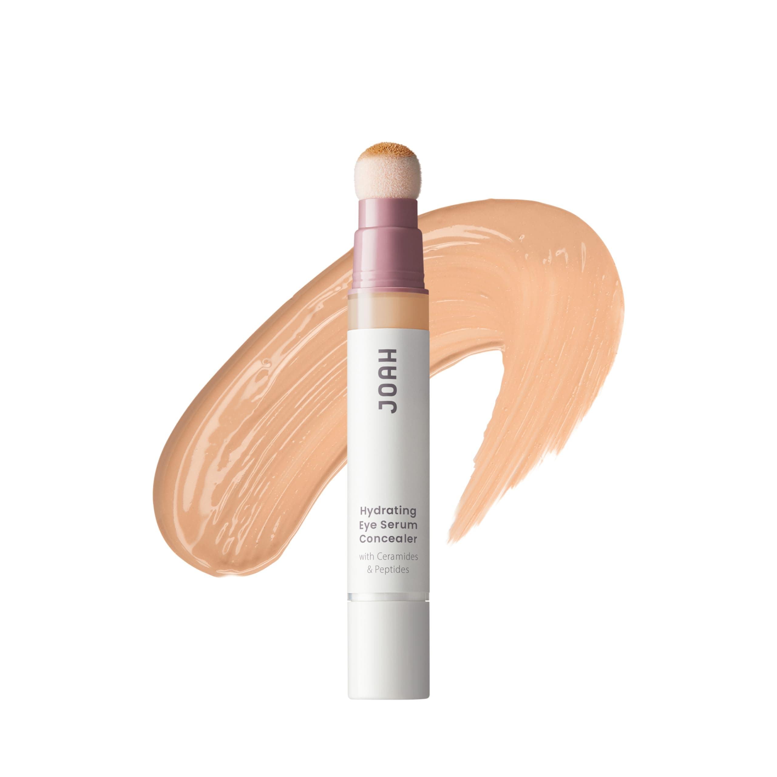 JOAH Perfect Complexion Eye Serum Concealer, Hydrating Under Eye Makeup and Skincare for Dark Circles and Puffiness, Light Neutral