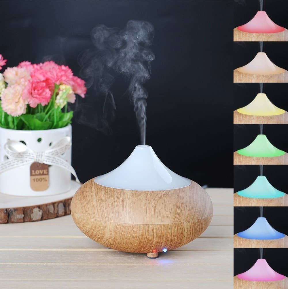 iHomeSet Essential Oil Diffuser - Electric Aromatherapy Ultrasonic Cool Mist Air Humidifier