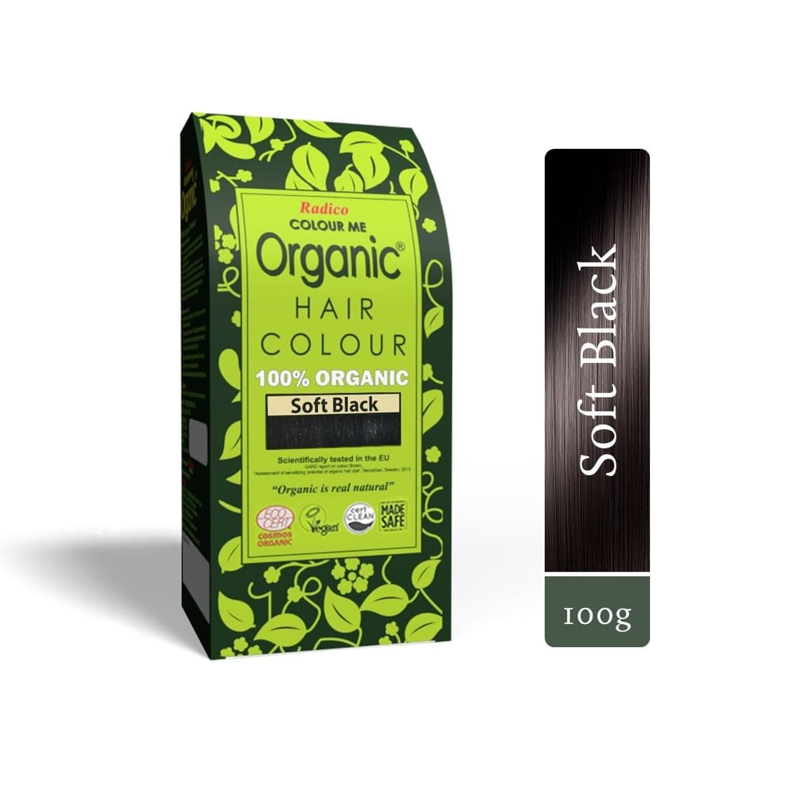 Colour Me Organic Hair Colour - 100 g (Soft Black)