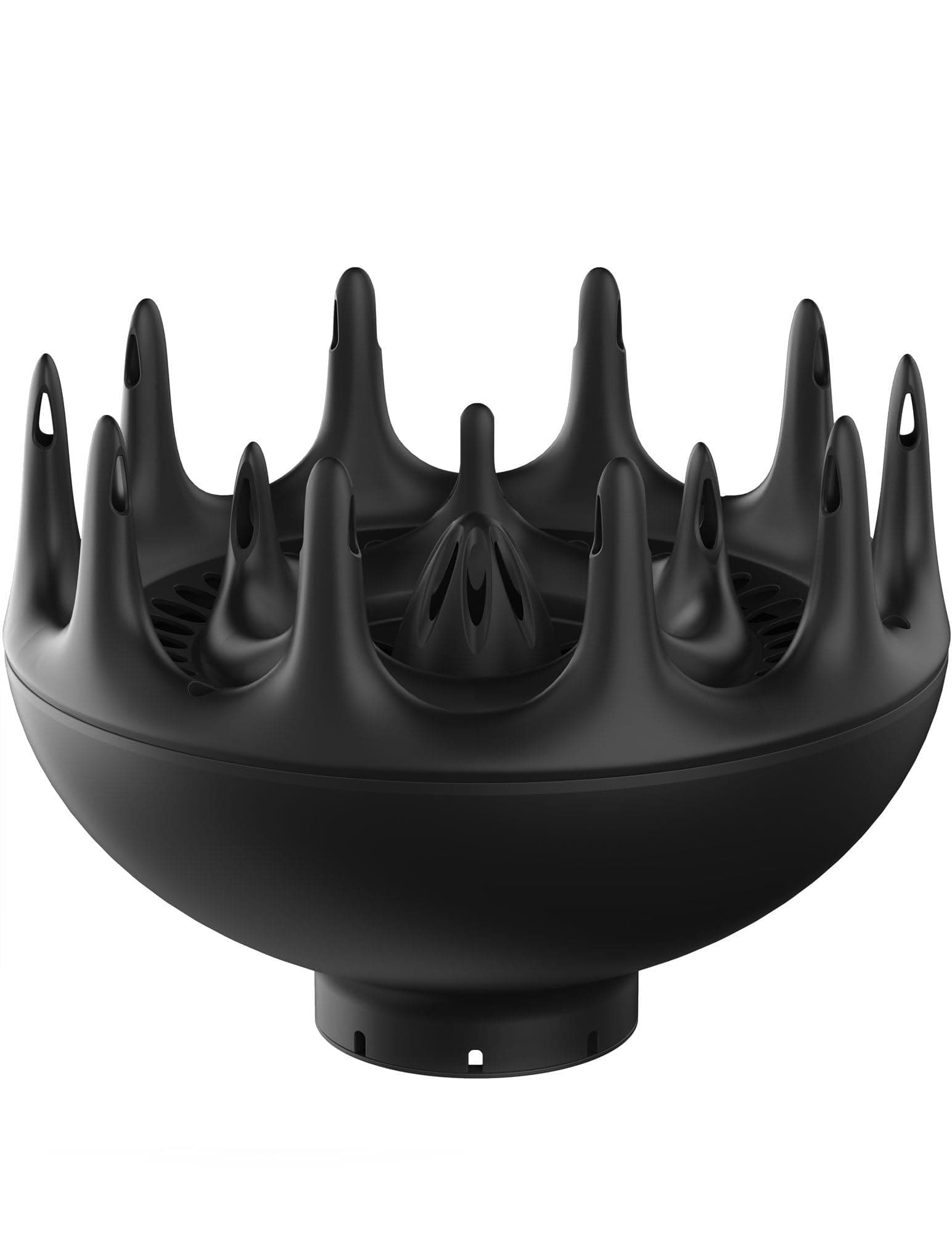 Xtava Black Orchid Hair Diffuser - for Blow Dryers with 1.8 inch Diameter Nozzle