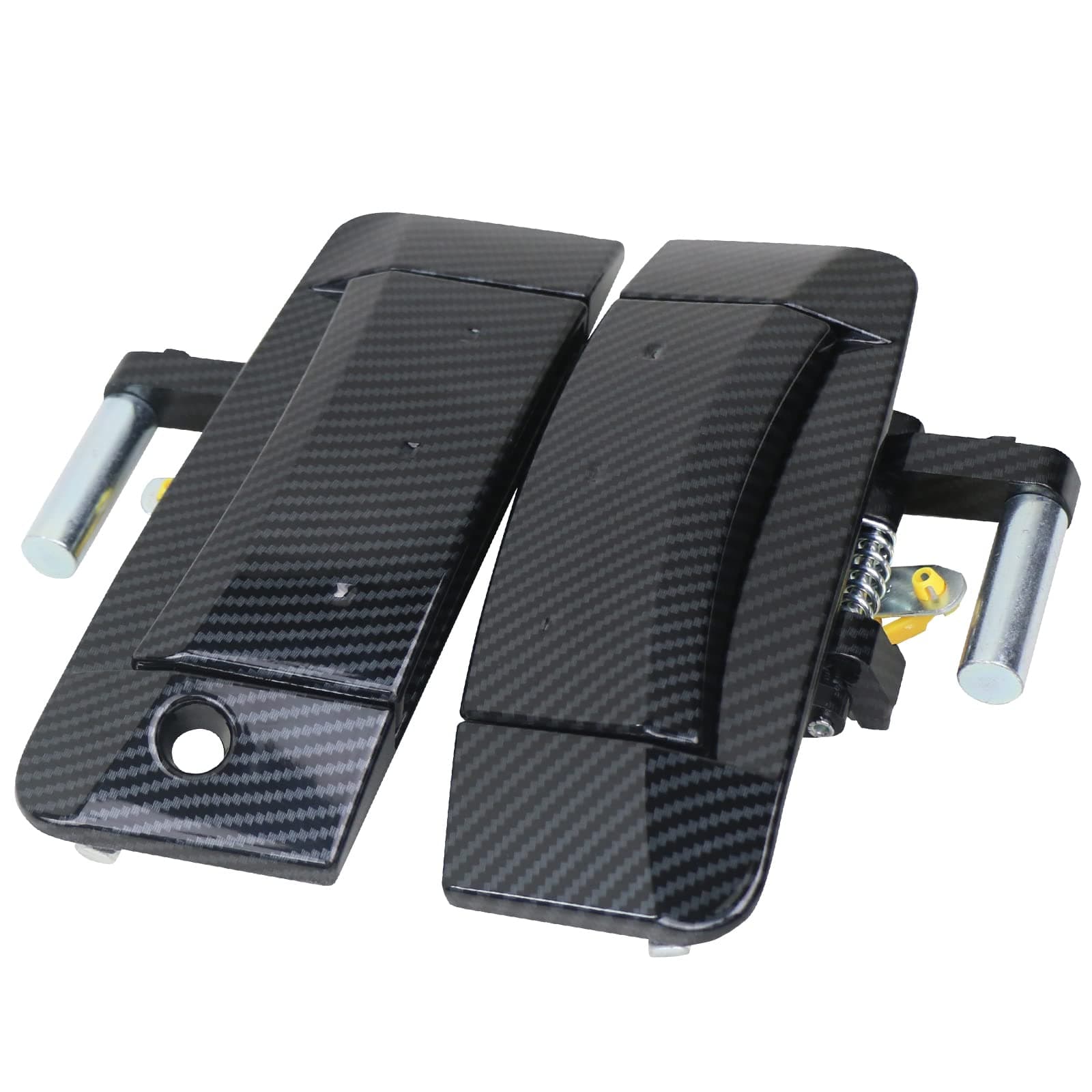 APPERFiT 350Z Exterior Door Handle Carbon Fiber Compatible with Nissan 350Z Left Driver Side & Right Passenger Side Door Panel 2003-2009 Replaces 80607-CD41E 80606-CD01E