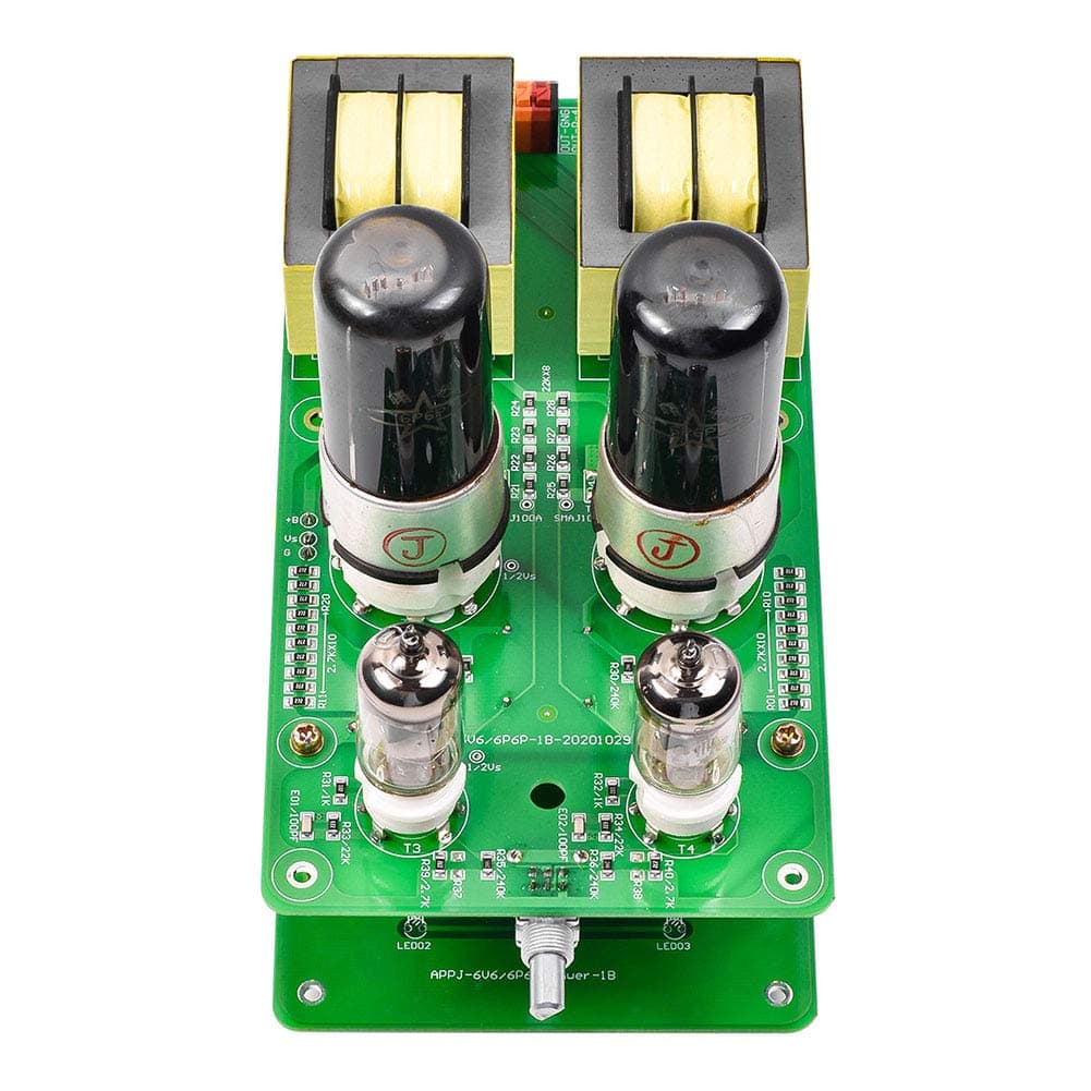 Tube Amplifier Board, DIY Kit Components J1+6P6P (6V6) Single-ended Tube Amplifier Kit, No Welding Required