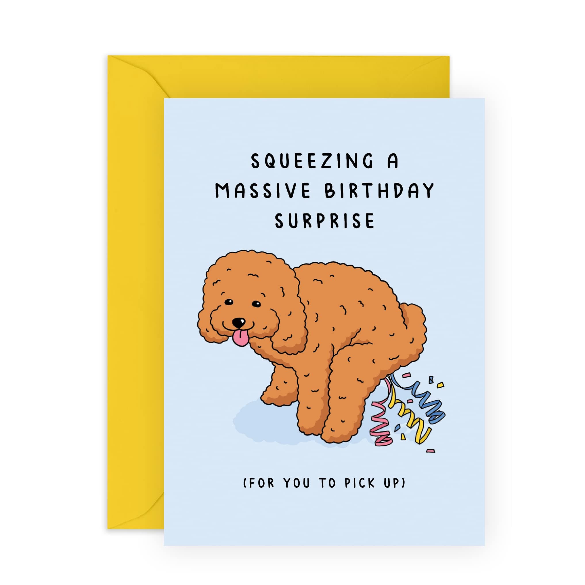 Central 23 Dog Puppy Birthday Card - Funny Gifts for Dogs, Dad or Fur Mom - Dog Birthday Cards for Men or Women - With Stickers